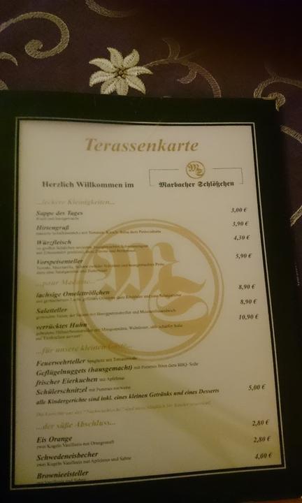 Gaststätte Marbacher Schlößchen